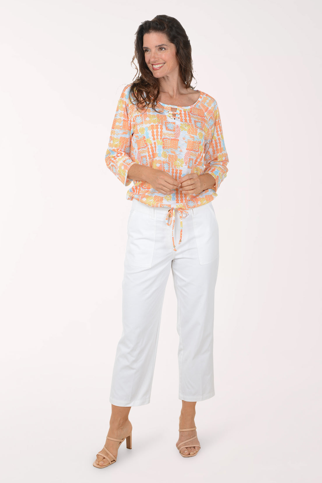 Fun In The Sun Cotton Crop Pant