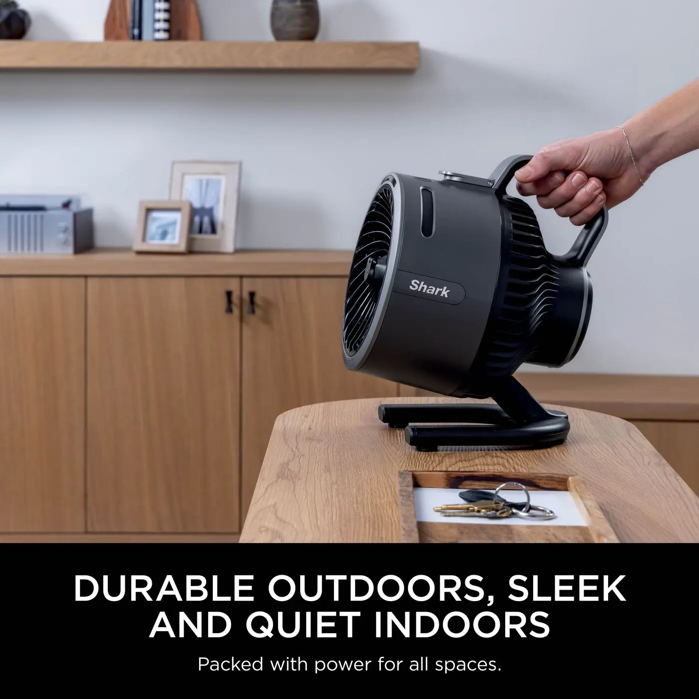 FlexBreeze HydroGo Mist Fan, Cordless/Corded, Indoor/Outdoor, Quiet, 20m Airflow, Portable