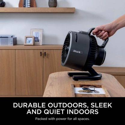 FlexBreeze HydroGo Mist Fan, Cordless/Corded, Indoor/Outdoor, Quiet, 20m Airflow, Portable