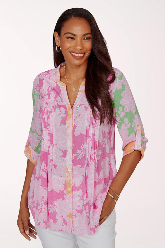 Hothouse Florals Garden Pleated Shirt