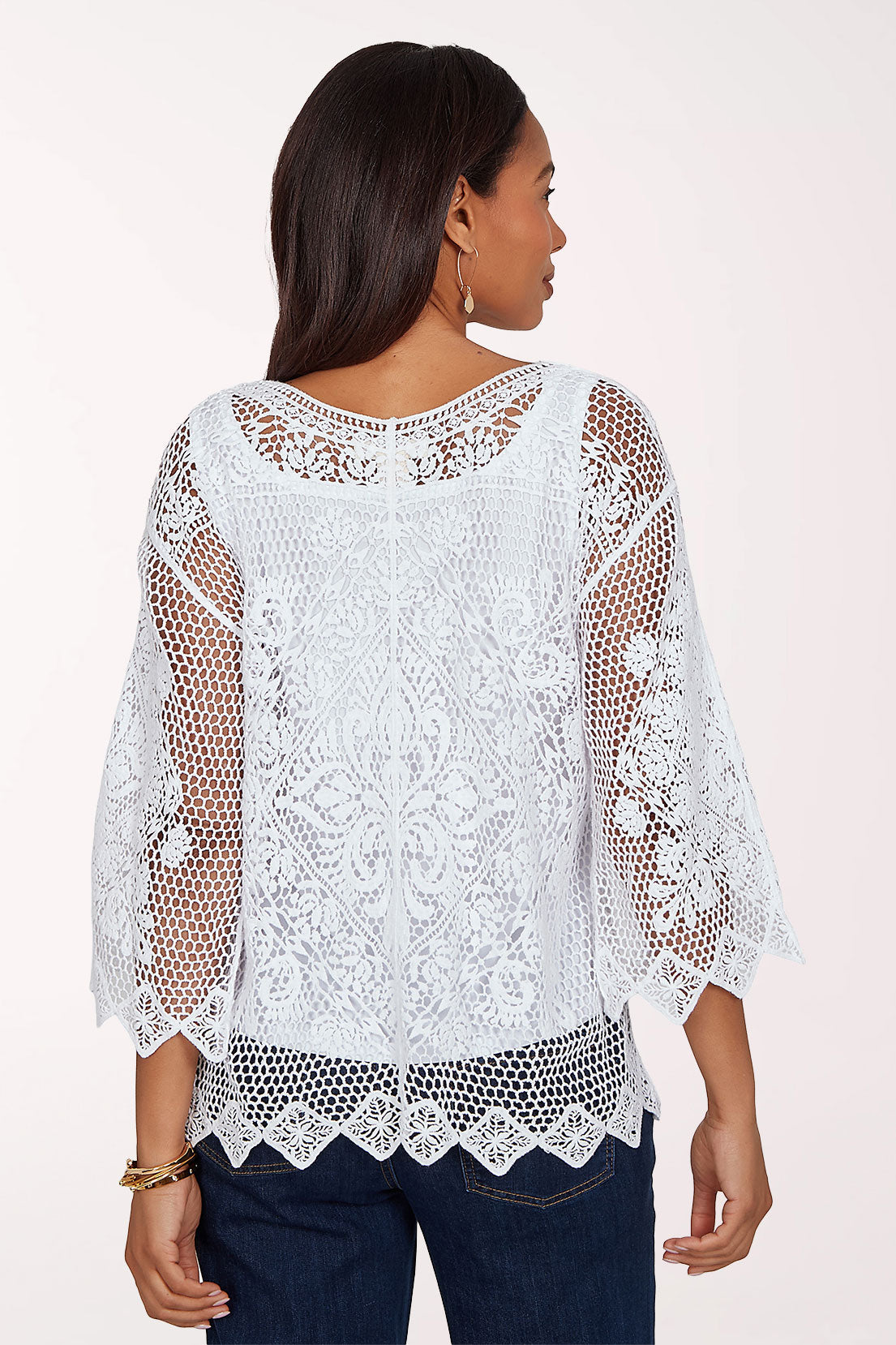 French Riviera Medallion Crochet Top