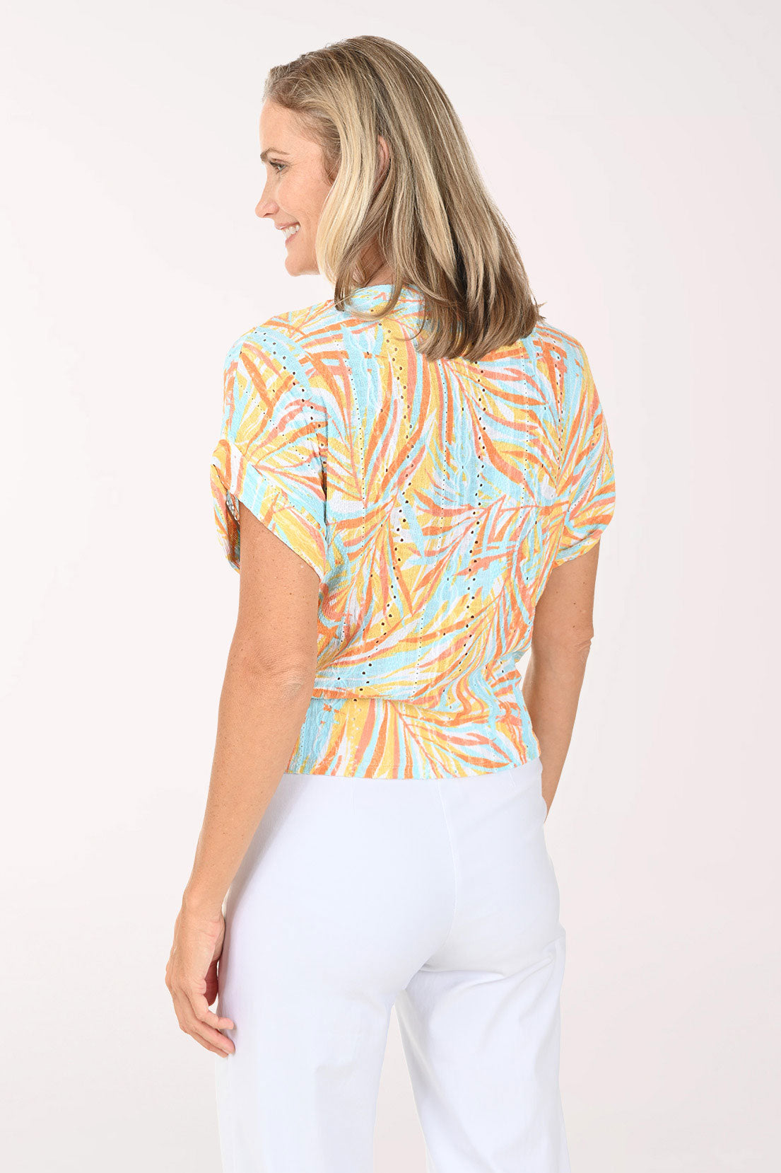 Fun In The Sun Breezy Leaf Shirt