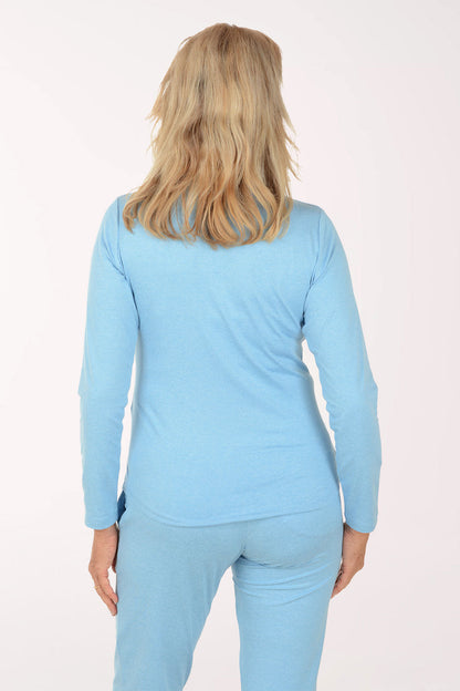 Heather IBKomfortable Quarter Zip Top