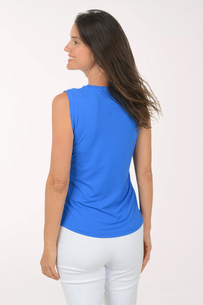 Solid UPF50+ Sleeveless Muscle Top
