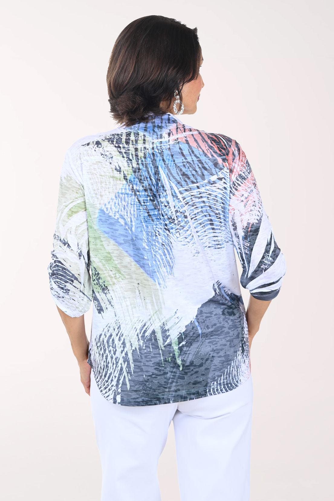 Sand Ripples High-Low Knit Top
