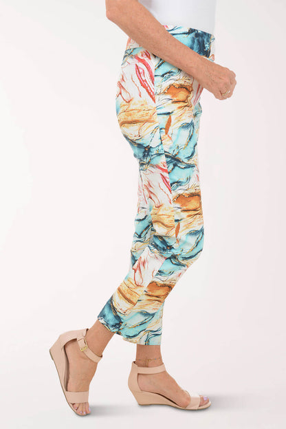 Aqua Splash Pull-On Ankle Pant