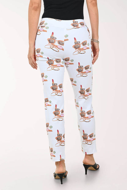 Lipstick Pull-On Ankle Pant