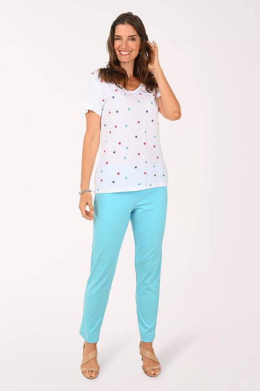 Aqua Classic Pull-On Ankle Pant