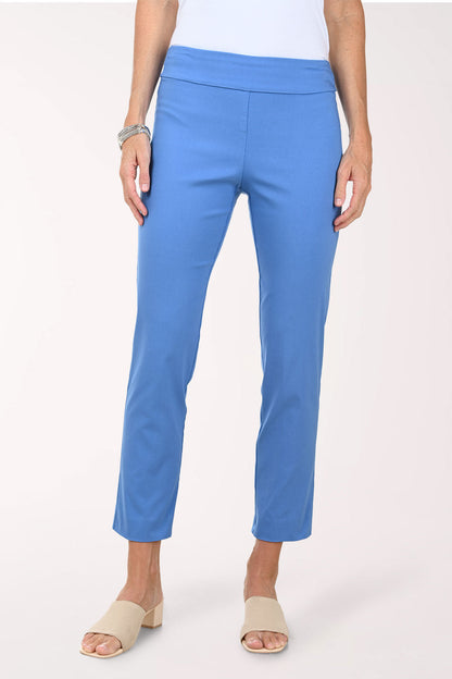 Blue Classic Pull-On Ankle Pant