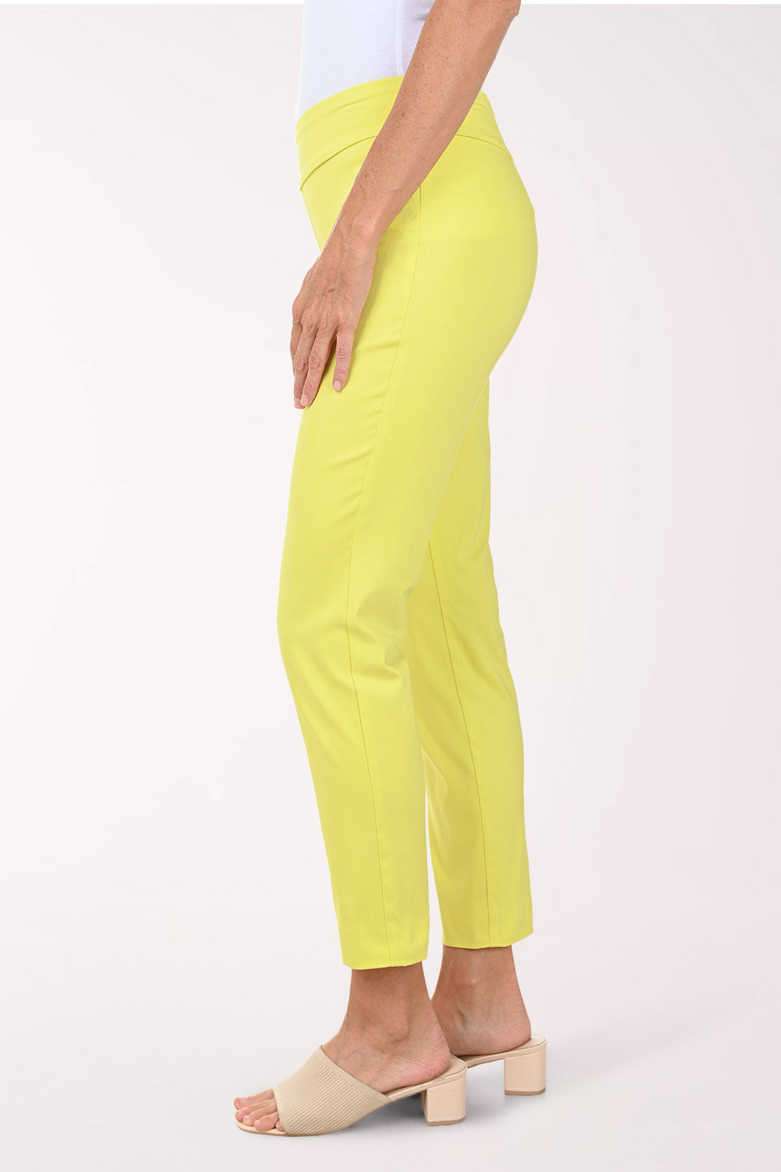 Lime Classic Pull-On Ankle Pant