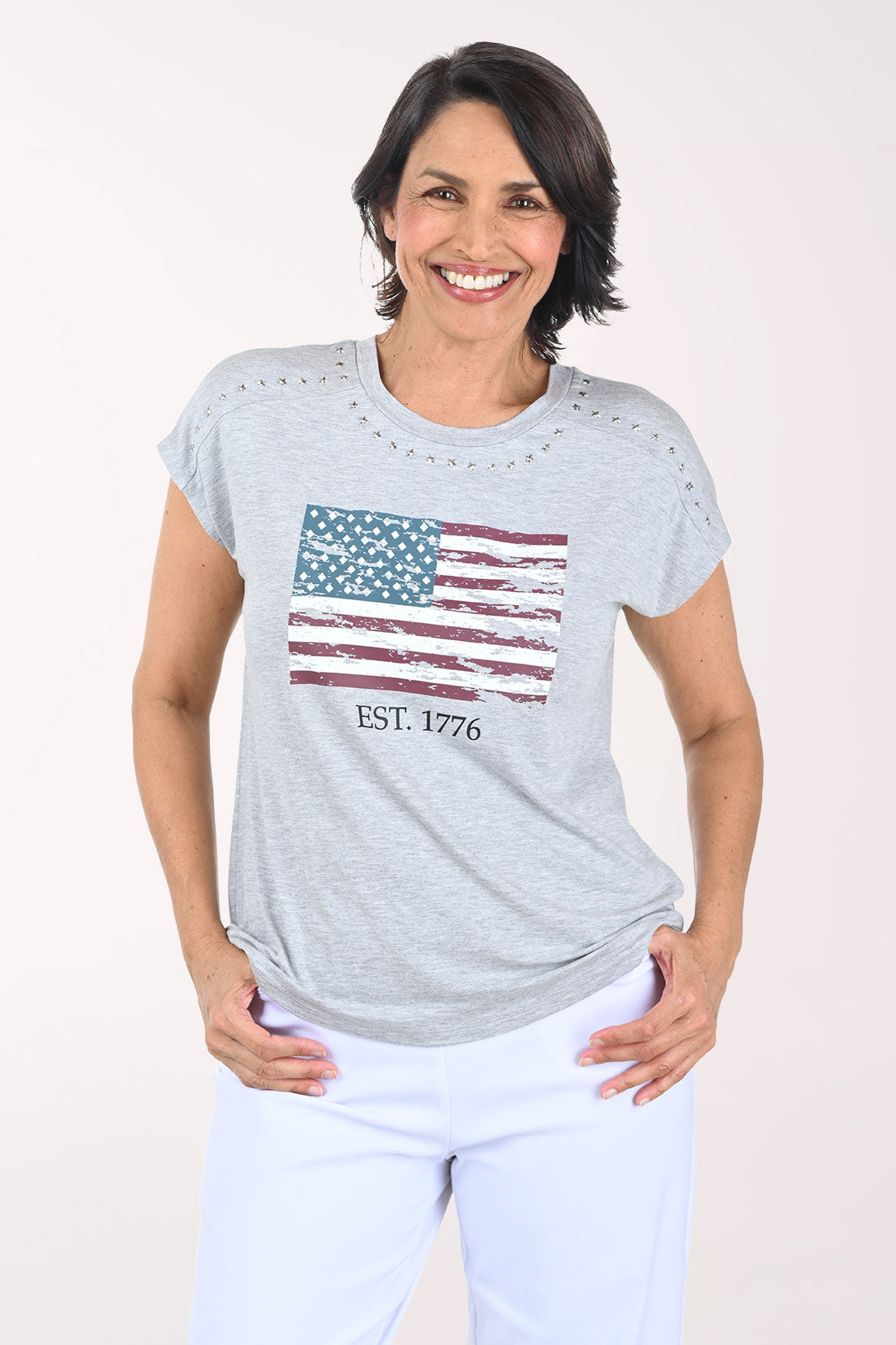 Star Studded Flag Graphic Tee