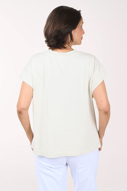 Natural Turtles Cap Sleeve Tee