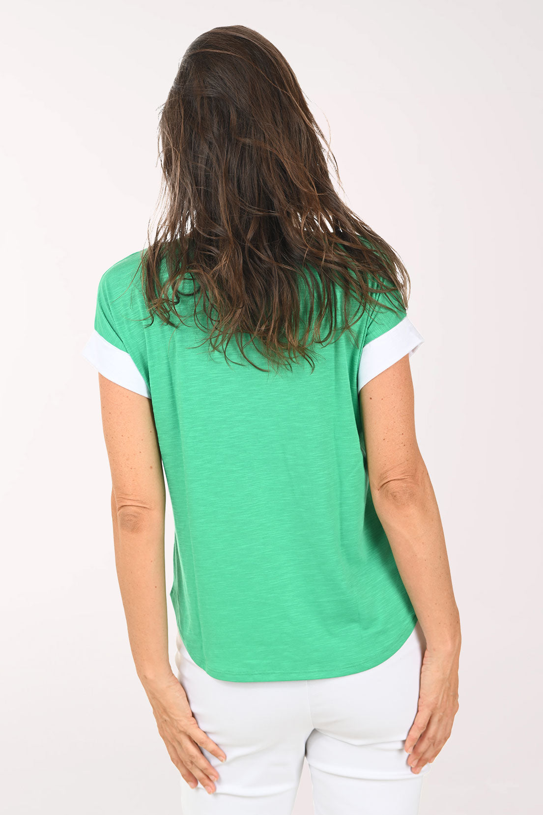 Slub Knit Double Layered Tee