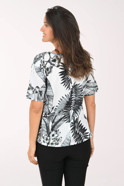 Fawn Cotton Short Sleeve Blouse
