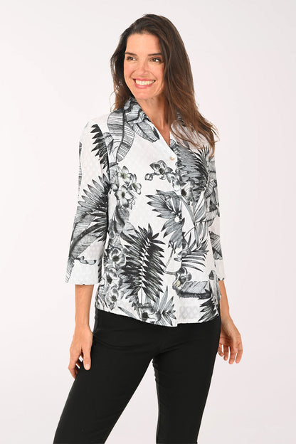 Fawn Cotton 3/4 Sleeve Shirt