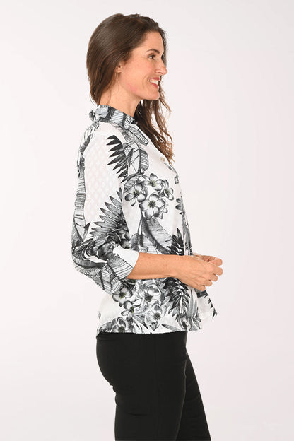 Fawn Cotton 3/4 Sleeve Shirt