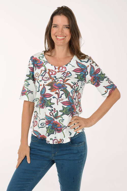 Orla Elbow Sleeve Tee