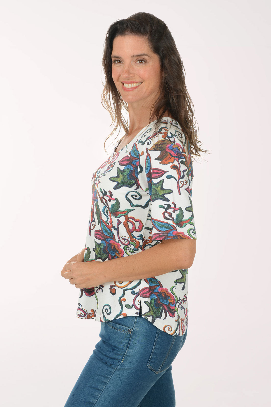 Orla Elbow Sleeve Tee