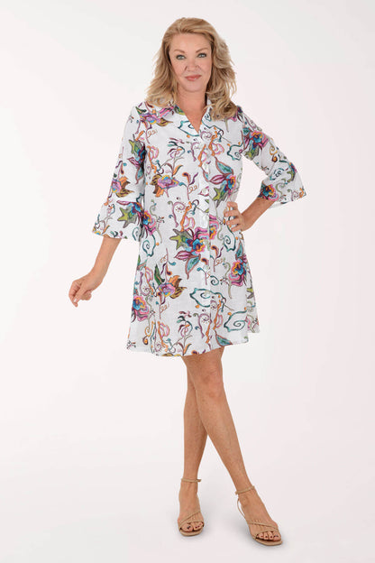 Orla Cotton Button-Front Dress