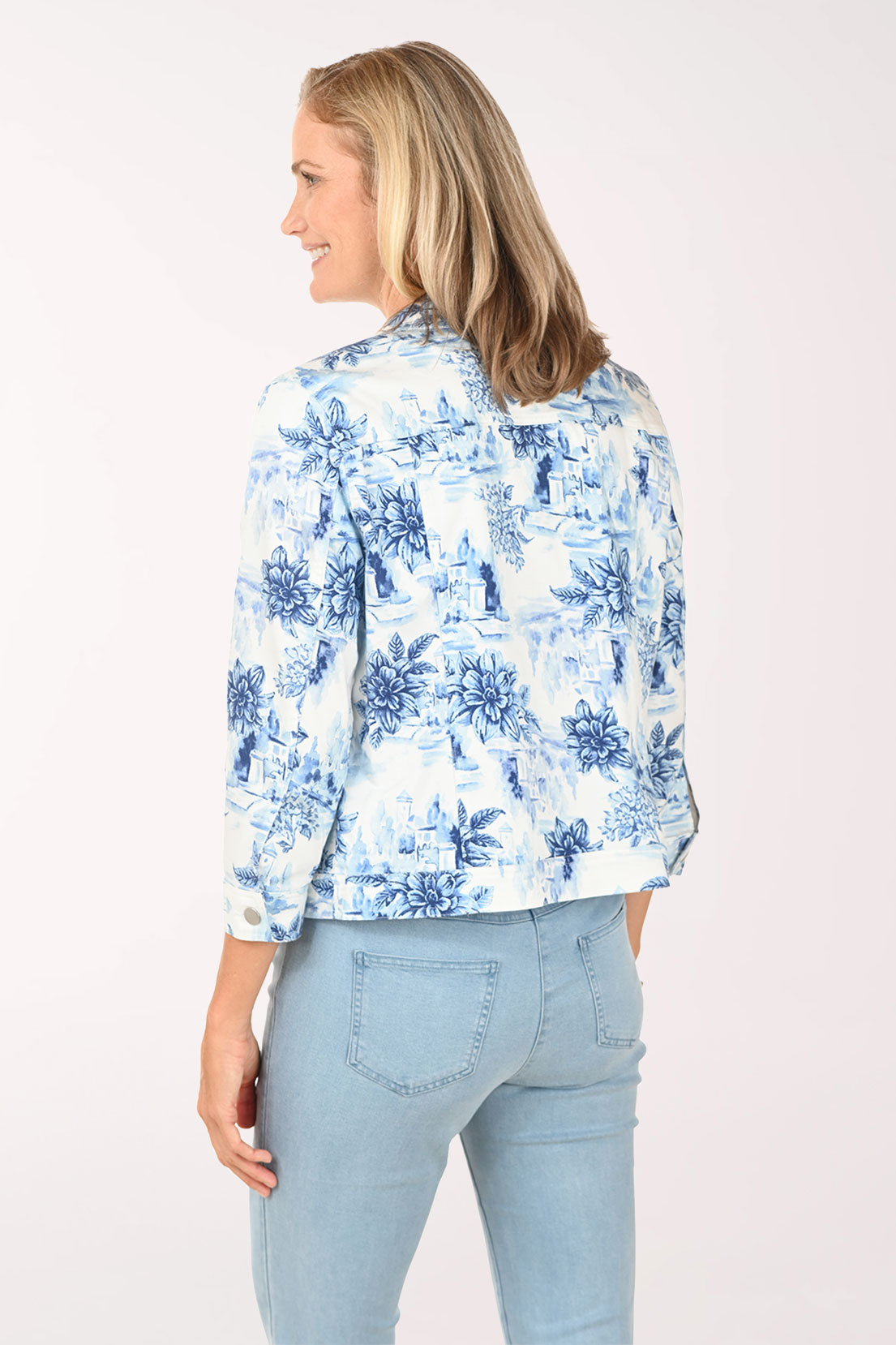 French Riviera Toile Denim Jacket