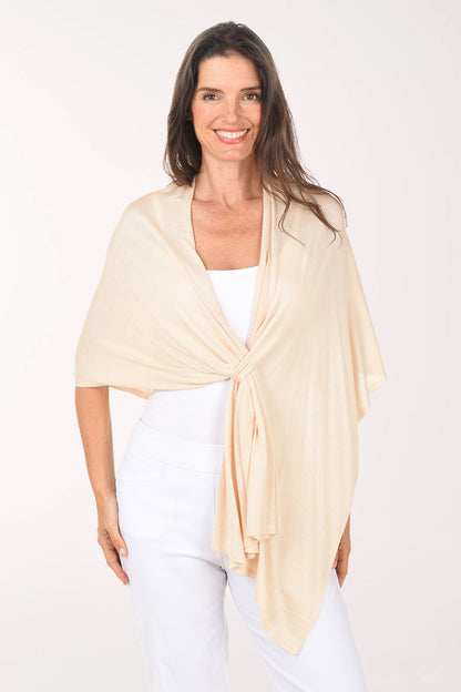 Kaylie Lightweight Keyhole Knit Wrap