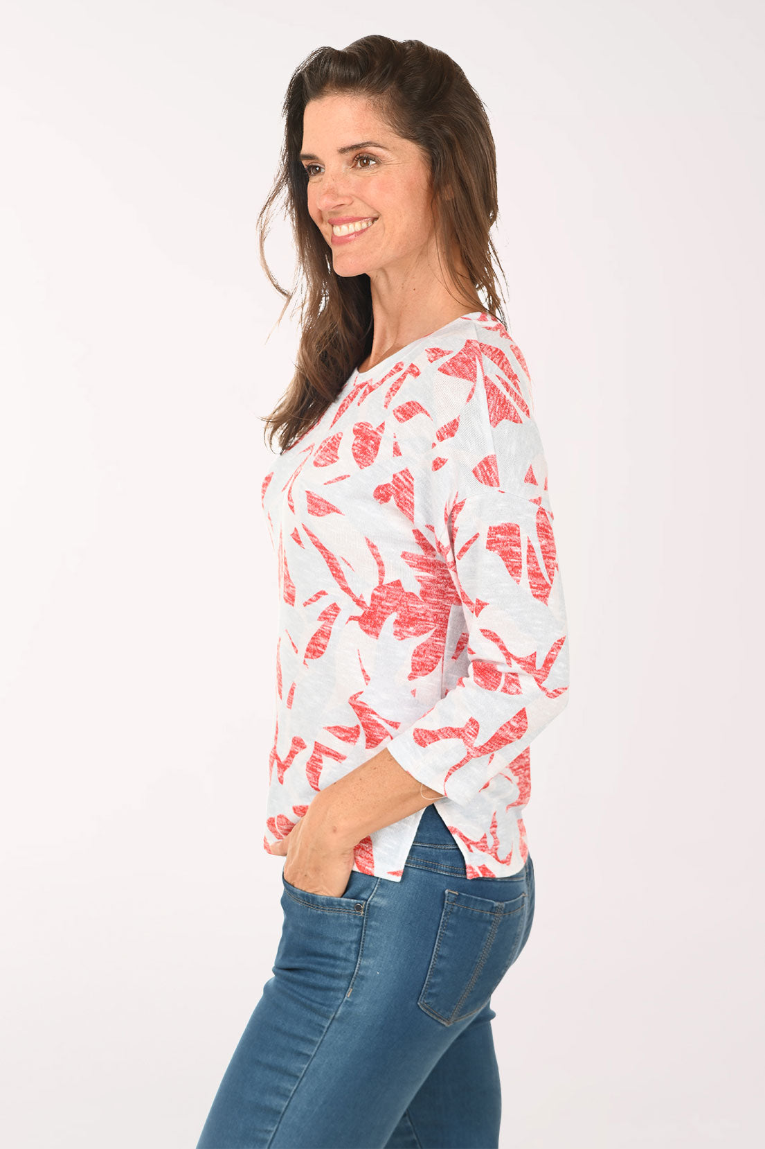 Bay Berry 3/4 Sleeve Top