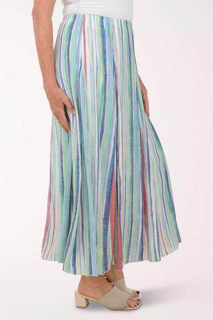 Festival Striped Maxi Skirt