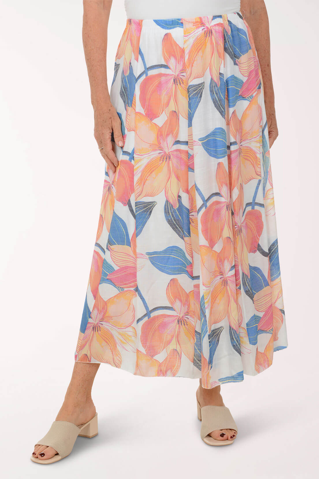 Lily Floral Maxi Skirt