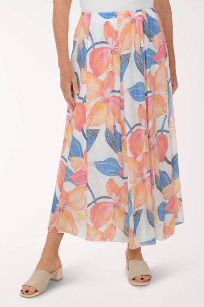 Lily Floral Maxi Skirt