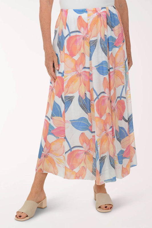 Lily Floral Maxi Skirt