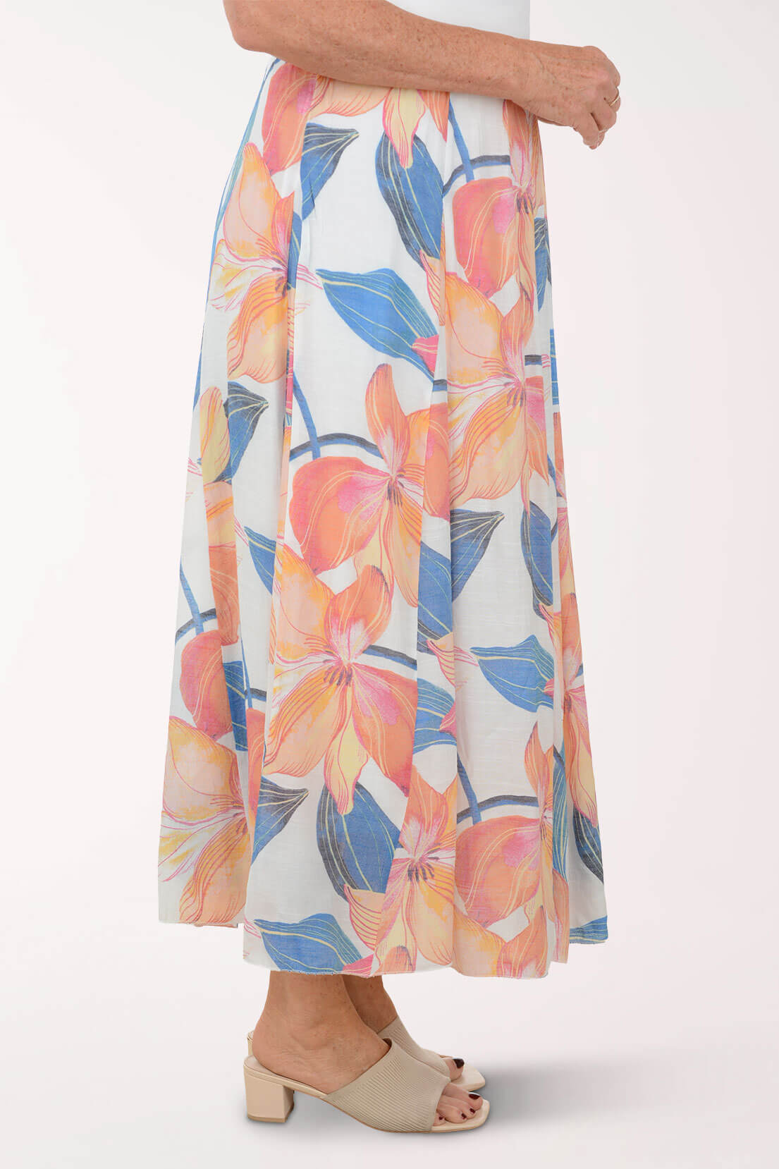 Lily Floral Maxi Skirt